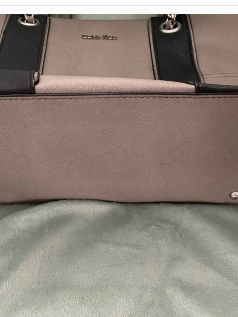 Calvin Klein Leather Tote